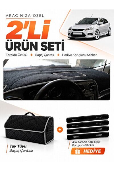 e-biz Ford Focus 2.5 Hatchback Covered (2008-2011) Compatible Glove Box Cover...