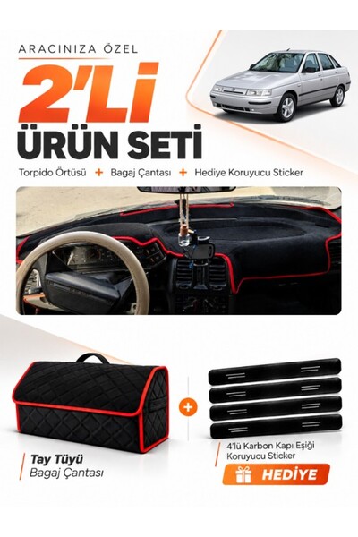 e-biz Lada Vega (1995-2007) Compatible Dashboard Cover + Thai Feather Trunk B...