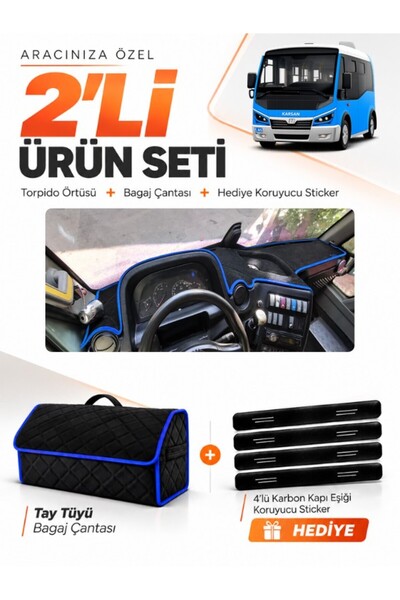 e-biz Karsan Jest (2013-2020) Compatible Glove Box Cover + Thai Feather Lugga...