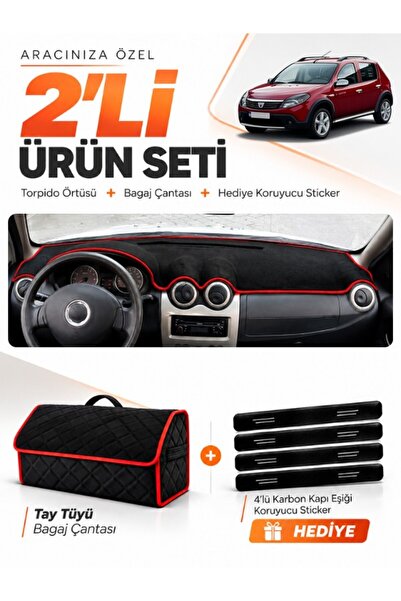 e-biz Dacia Sandero (2010-2015) Compatible Dashboard Cover + Thai Feather Tru...