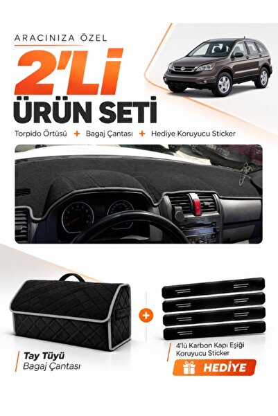 e-biz Honda Cr-V (2007-2012) Compatible Dashboard Cover + Thai Feather Trunk ...