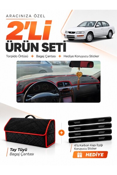 e-biz Nissan Maxima A32 (1994-1999) Compatible Glove Box Cover + Tay Tüy Lugg...