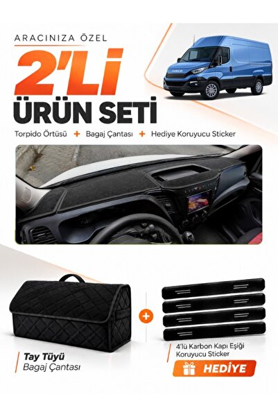 e-biz غطاء توربيدو متوافق مع IVECO DAILY (2015-2021) + حقيبة أمتعة من الريش +...