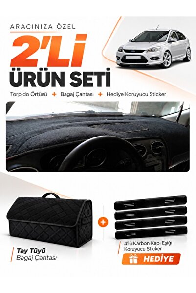 e-biz Ford Focus 2.5 Hatchback Covered (2008-2011) Compatible Glove Box Cover...