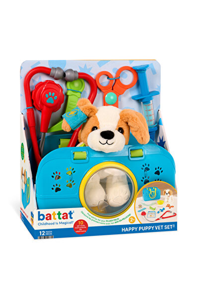 BATTAT Lite Happy Puppy Vet Set BT1913Z with plush puppy