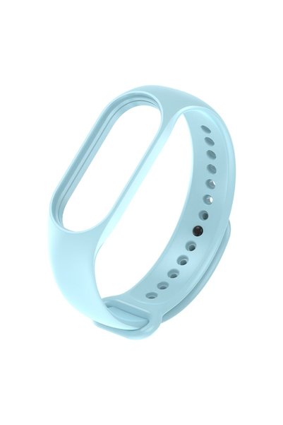 OEM Curea de silicon pentru brățară inteligentă compatibilă cu Xiaomi Mi Band 3 / 4, Albastru Mineral