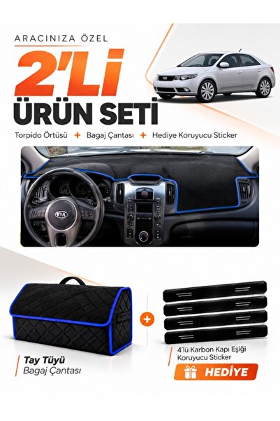 e-biz Kia Cerato (2008-2012) Compatible Torpedo Cover + Thai Feather Trunk Ba...