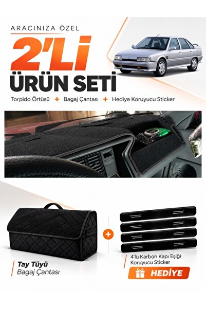 e-biz Renault 21 Concorde (1990-1996) Compatible Glove Box Cover + Tay Tüy Lu...