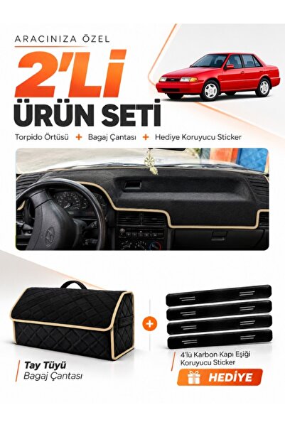 e-biz Hyundai Excel (1989-1994) Compatible Glove Box Cover + Tay Feather Lugg...