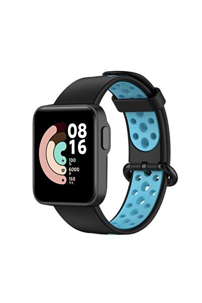 OEM Curea pentru Xiaomi Mi Watch Lite / Redmi Watch, Silicon, Negru/Albastru
