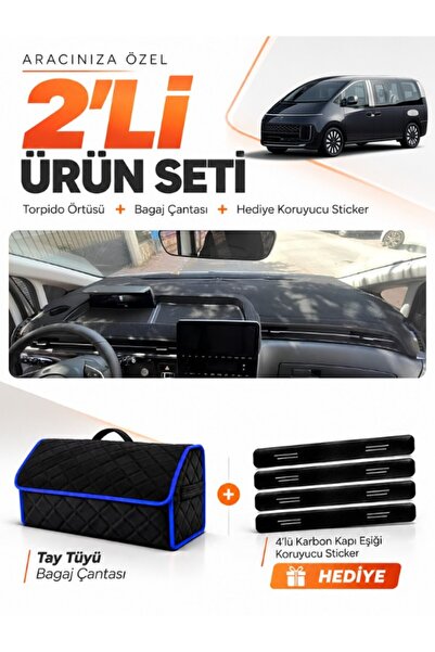e-biz Hyundai Staria (2021-2025) Compatible Glove Box Cover + Tay Tüy Luggage...