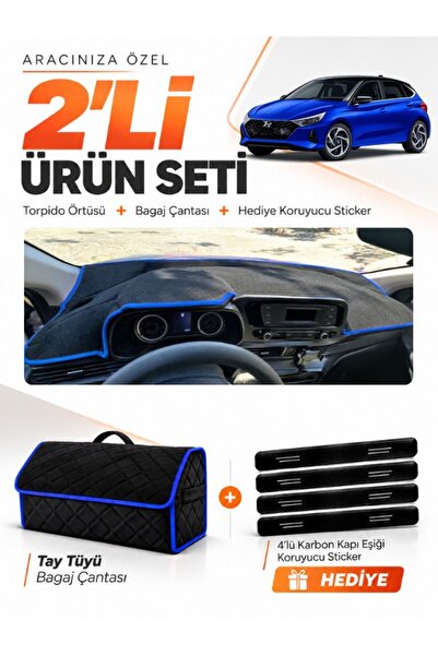 e-biz Hyundai̇ İ20 (2020-2024) Compatible Glove Box Cover + Tay Tüyü Luggage ...