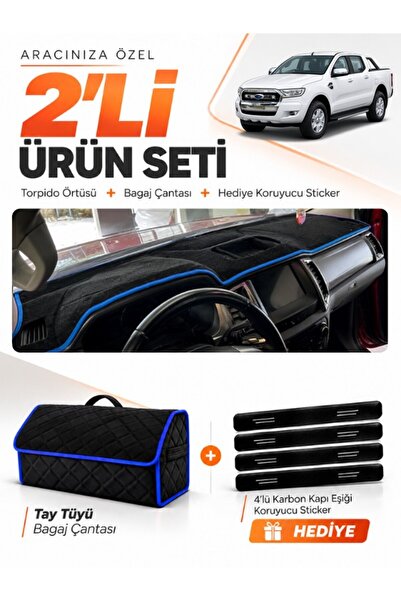 e-biz Ford Ranger (2018-2019) Compatible Dashboard Cover + Tay Feather Trunk ...