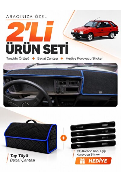 e-biz غطاء صندوق السيارة المتوافق مع SKODA FORMAN (1990-1995) + حقيبة أمتعة م...