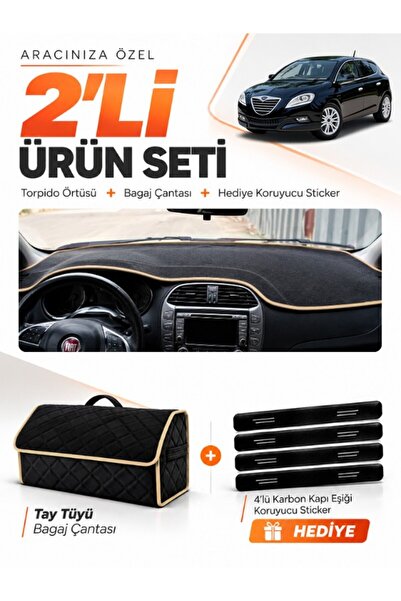 e-biz LANCIA DELTA (2008-2014) غطاء صندوق السيارة المتوافق مع السيارة + حقيبة...