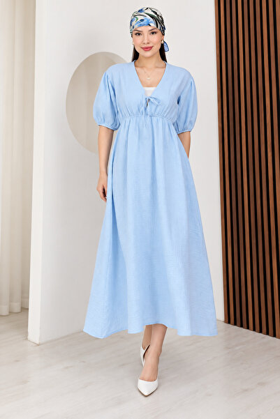 Trendline Women's Muslin Fabric Anti-Sweat Summer Cotton Dress