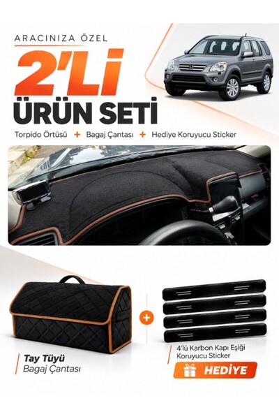 e-biz Honda Cr-V (2000-2006) Compatible Dashboard Cover + Thai Feather Trunk ...