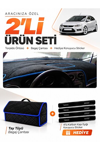 e-biz Ford Focus 2.5 Hatchback Covered (2008-2011) Compatible Glove Box Cover...