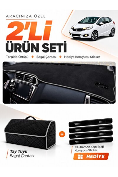 e-biz Honda Jazz (2018-2020) Compatible Glove Box Cover + Thai Feather Trunk ...