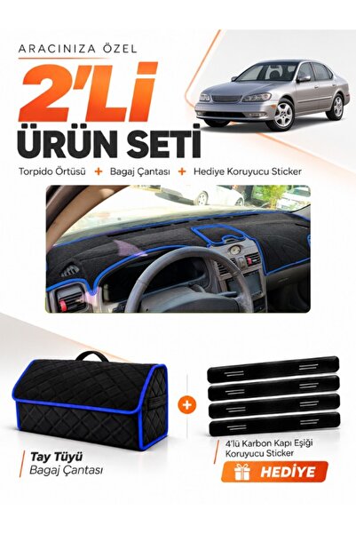 e-biz Infiniti İ30-İ35 (1998-2000) Compatible Torpedo Cover + Thai Feather Lu...
