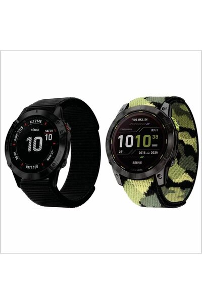 OEM Set de 2 curele universale din nailon pentru smartwatch, compatibile și c...