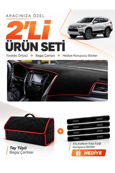 e-biz Mitsubishi Pajero Sport (2015-Onwards) Compatible Glove Box Cover + Tha...