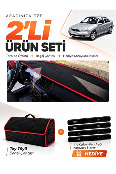 e-biz Opel Vectra B (1995-2001) Compatible Dashboard Cover + Tay Tüy Trunk Ba...