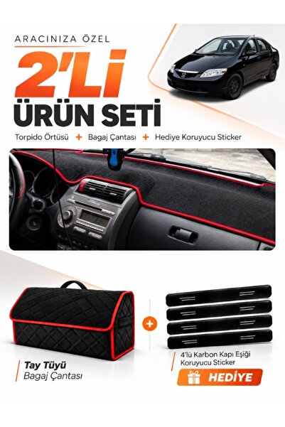 e-biz Honda City (2002-2007) Compatible Dashboard Cover + Thai Feather Trunk ...