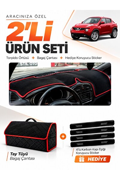 e-biz Nissan Juke (2010-2019) Compatible Glove Box Cover + Tay Feather Trunk ...