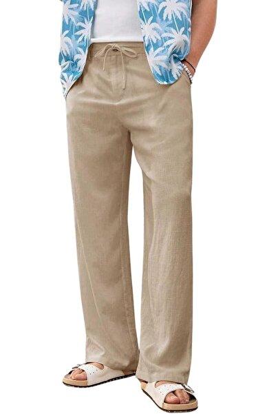 GRECIILOOKS Linen Trousers for Men | Casual Men's Linen and Cotton Trousers w...