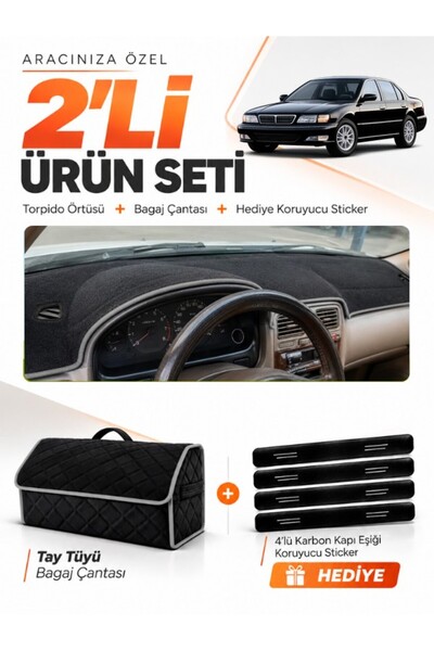 e-biz Infiniti İ30 (1995-2000) Compatible Glove Box Cover + Thai Feather Lugg...