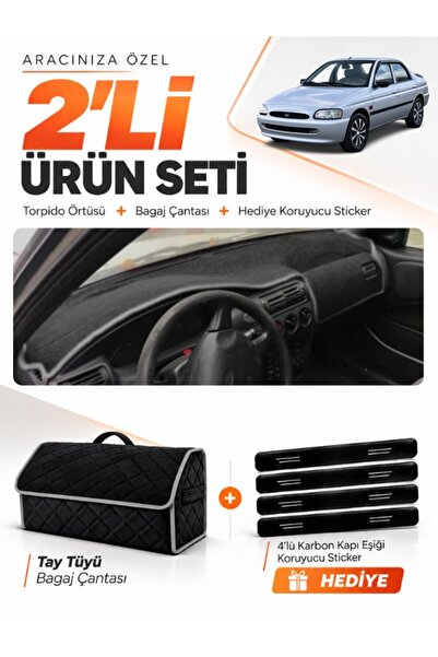 e-biz Ford Escort (1996-2002) Compatible Torpedo Cover + Tay Feather Trunk Ba...