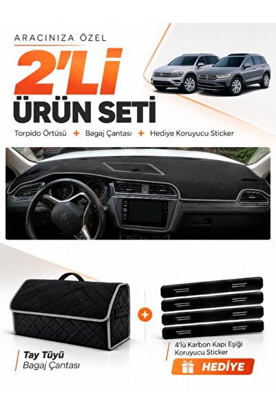 e-biz Volkswagen Tiguan (2016-2023) Compatible Glove Box Cover + Tay Feather ...