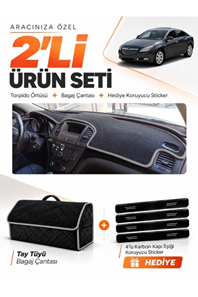 e-biz Opel Insignia (2008-2013) Compatible Glove Box Cover + Tay Tüy Luggage ...