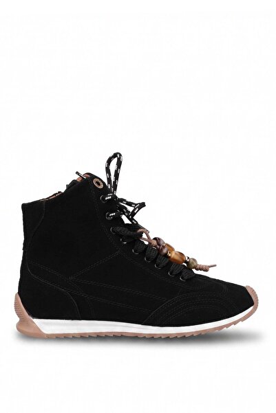 Ayakkabı Fuarı Elit Kcm195 Women's Stone Sneaker Boots Black