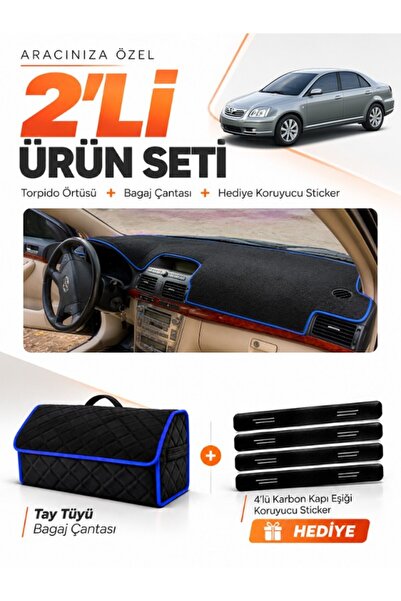 e-biz Toyota Avensis Screened T250 (2003-2008) Compatible Glove Box Cover + T...