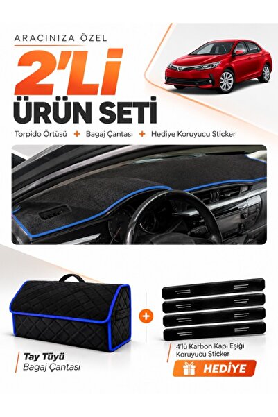 e-biz Toyota Corolla E170 (2012-2018) Compatible Dashboard Cover + Tay Tüy Tr...