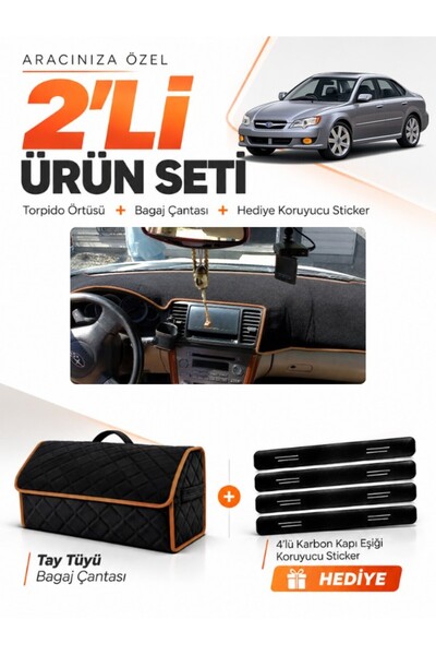 e-biz Subaru Legacy (2003-2009) Compatible Glove Box Cover + Tay Feather Trun...