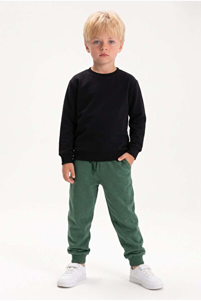 Minipomes 5-14 Years Old Three Thread Elastic Cuffed Children's Sweatpants Wi...
