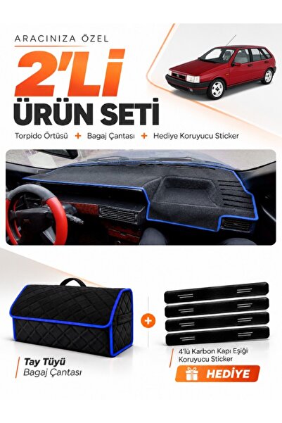 e-biz Fiat Tipo (1992-1997) Analog Console Compatible Dashboard Cover + Tay F...