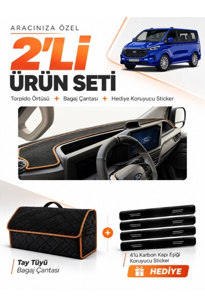 e-biz Ford Transit Custom (2025-Later) Compatible Glove Box Cover + Tay Feath...