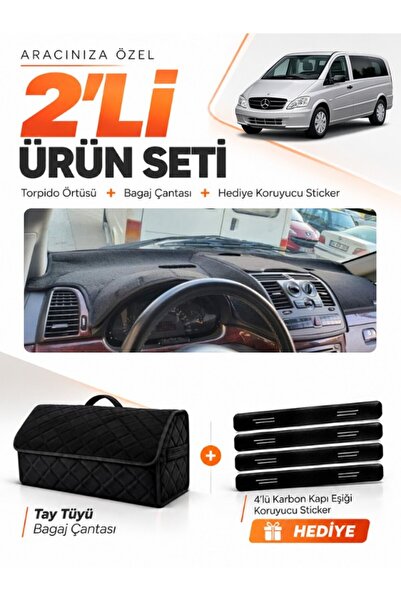 e-biz Mercedes Vito W639 (2003-2014) Compatible Glove Box Cover + Tay Tüy Lug...