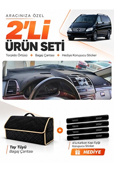 e-biz Mercedes Viano W639 (2003-2014) Compatible Glove Box Cover + Tay Tüy Lu...