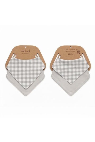 Mamman's 2-Pack 100% Cotton Combed Cotton Unisex, Newborn 0-6 Months Baby Bib