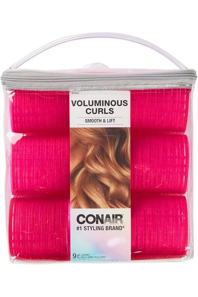 Conair بكرات شعر كبيرة الحجم لتجعيد الشعر بدون حرارة - بكرات تجعيد بدون حرارة...