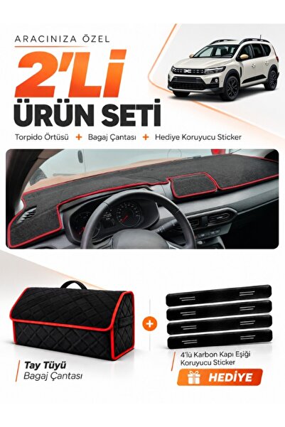 e-biz Daci̇a Jogger Screenless (2022-2026) Compatible Dashboard Cover + Tay T...
