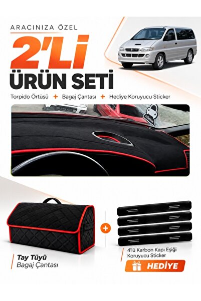 e-biz Hyundai Starex (1997-2007) Compatible Glove Box Cover + Tay Tüy Luggage...