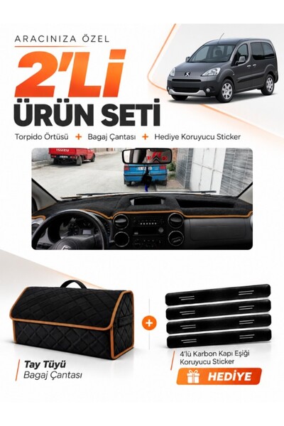 e-biz Peugeot Partner Screened Coverless (2010-2014) Compatible Dashboard Cov...