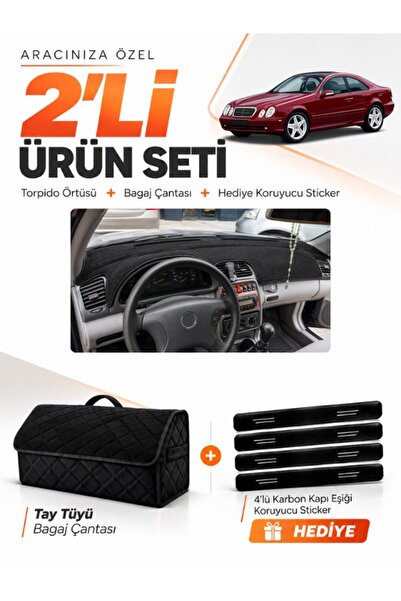 e-biz غطاء توربيدو متوافق مع مرسيدس W208-C208 CLK (1997-2002) + مجموعة حقيبة ...