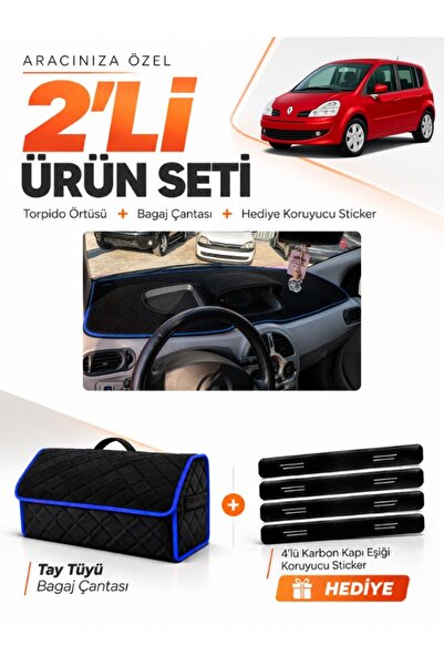 e-biz Renault Modus (2004-2012) Compatible Glove Box Cover + Tay Feather Trun...